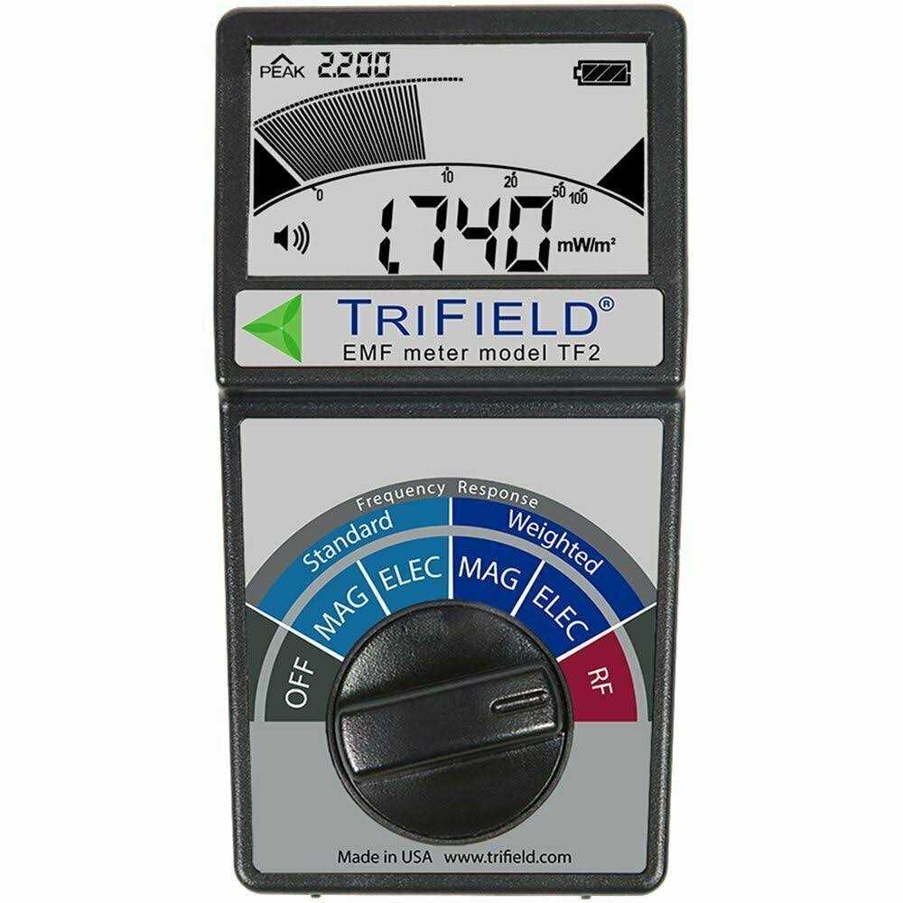 Trifield Electric Field Radio Frequency Field Magnetic Field Strength Meter -EMF Meter Model TF2 - Cheap Fitting