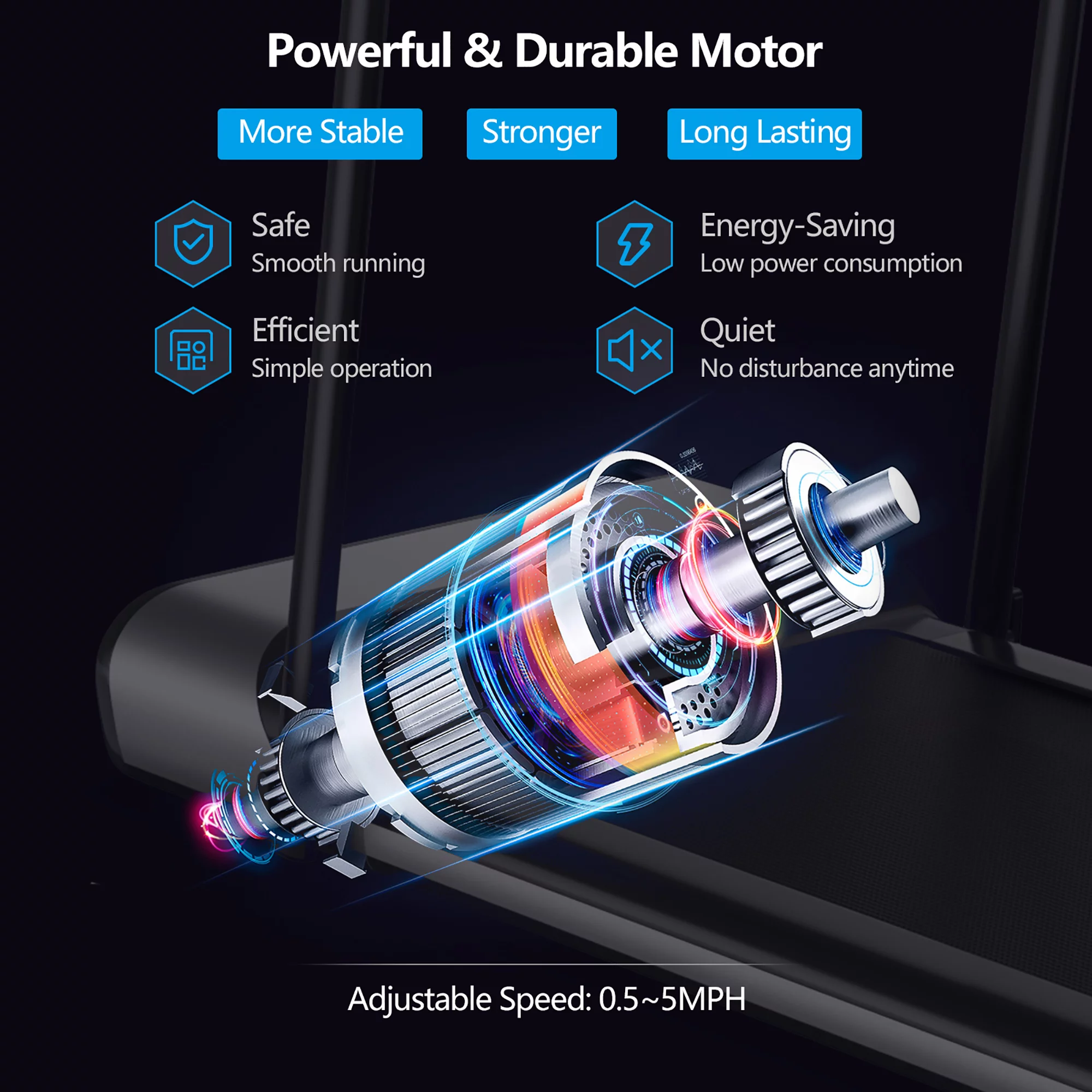 Costway Installation-Free Ultra-Thin Folding Treadmill Exercise Fitness Machine w/5-Layer - Cheap Fitting