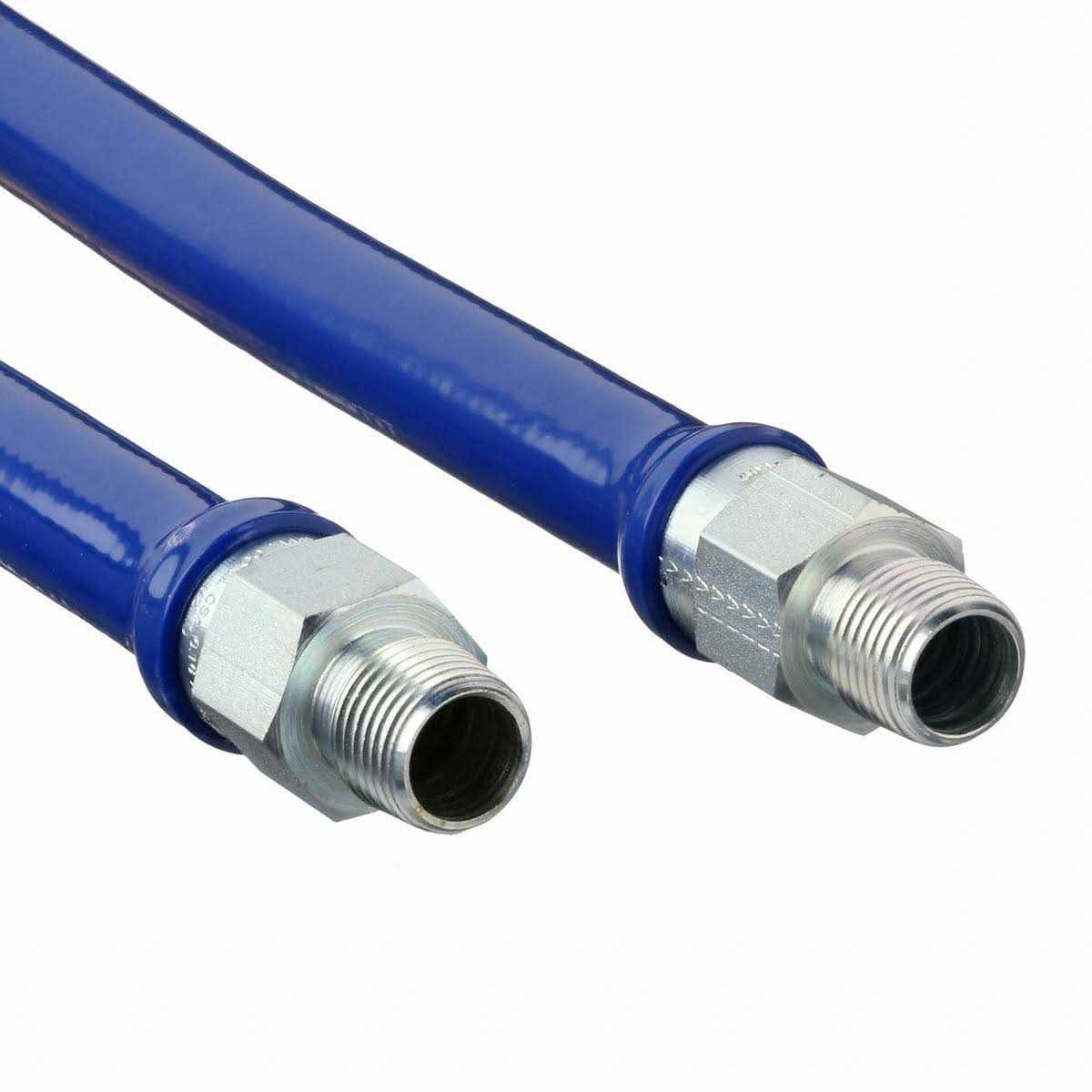Dormont 1650BP48 Dormont Blue Hose Moveable Gas Connector Hose - Cheap Fitting
