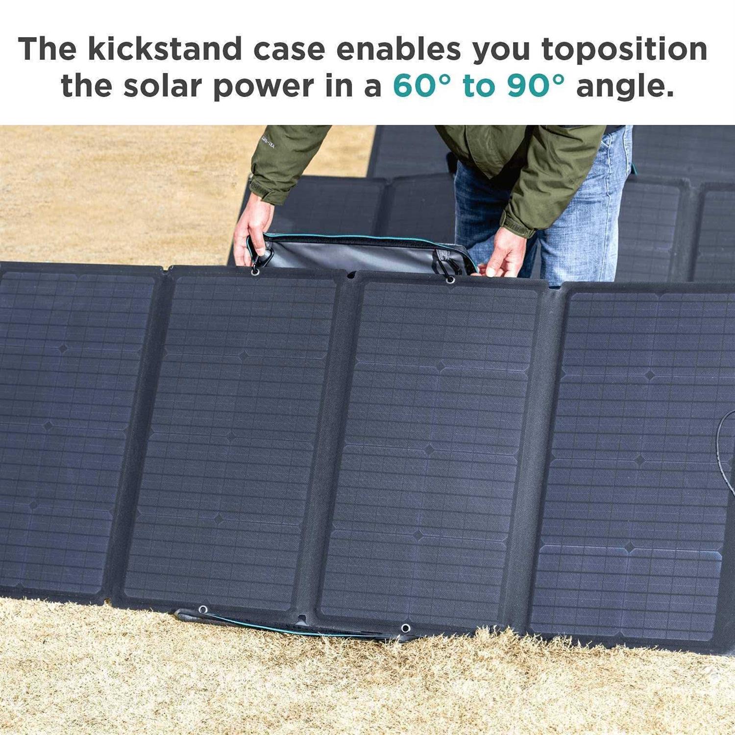 EcoFlow 160W Portable Solar Panel - Cheap Fitting