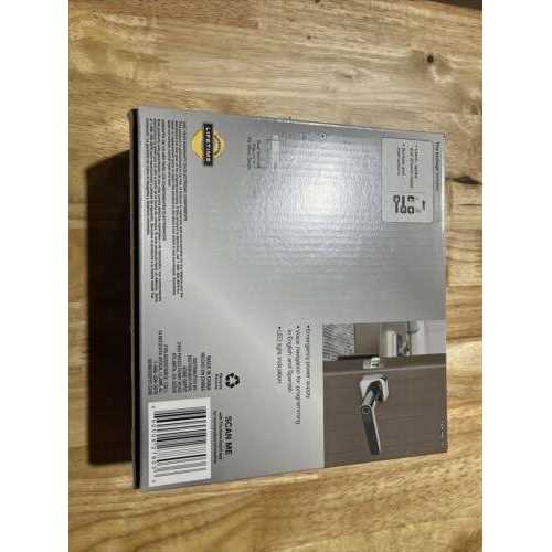 Defiant Satin Nickel Biometric Electronic Lever Door Lock - Cheap Fitting