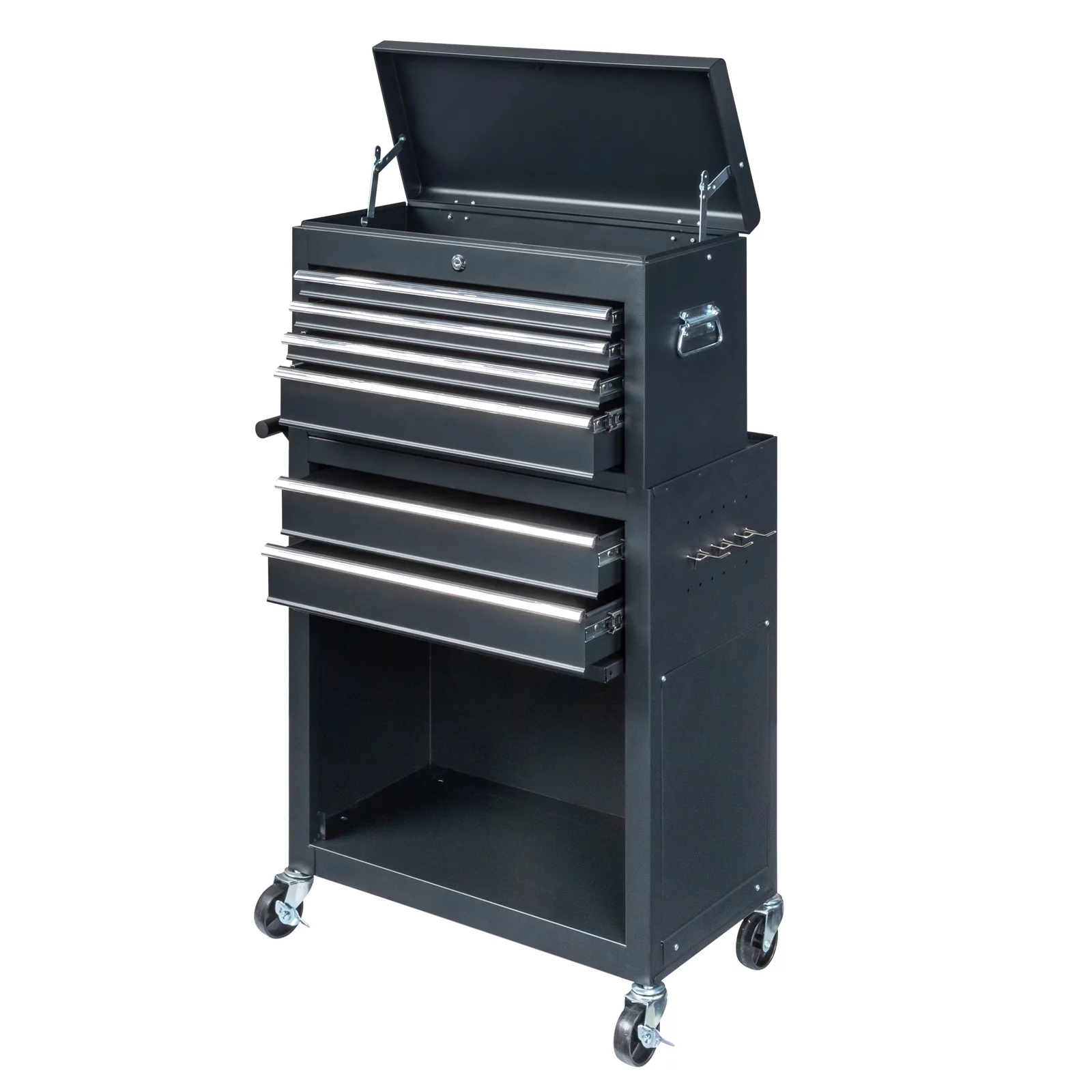 Ktaxon 2 in 1 Rolling Tool Chest Storage Cabinet, Mechanic Tool Organizer Box, w/6 Drawers - Cheap Fitting