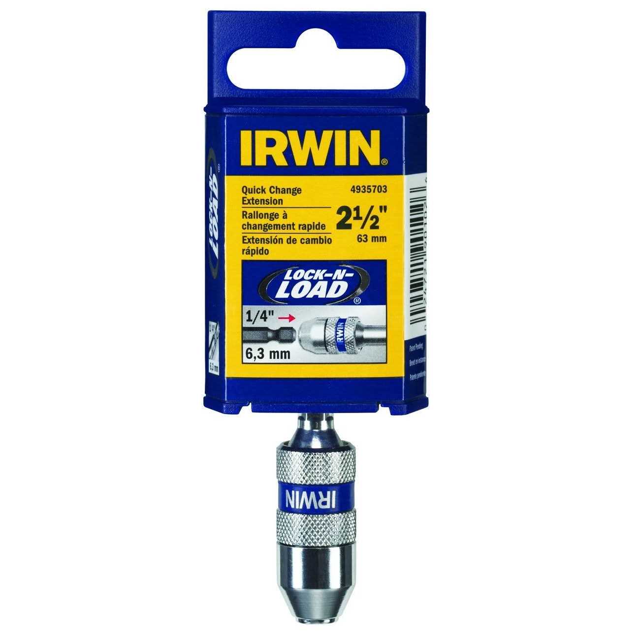 Irwin Tools 2-1/2 Inch Speedbor Lock N’ Load Quick Change Bit Holder - Cheap Fitting