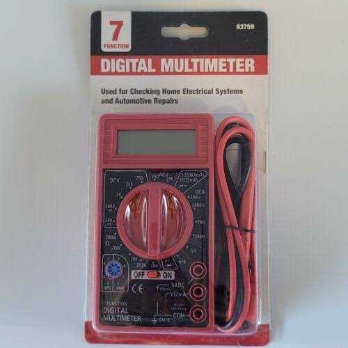 7-Function Digital Multimeter - Cheap Fitting