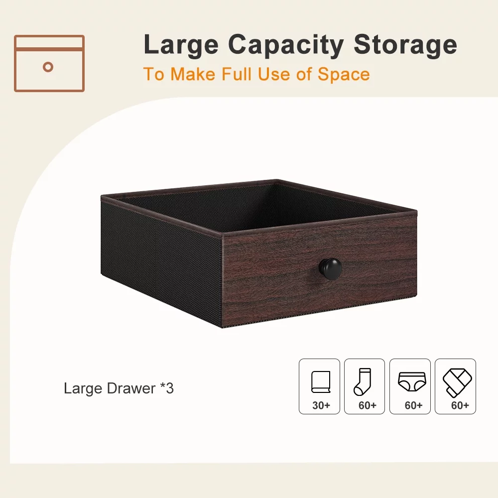 GUNAITO Nightstand with Charing Station & USB Ports End Table Set of 2 Modern End Table for Bedroom Living Room Rustic Brown - Cheap Fitting