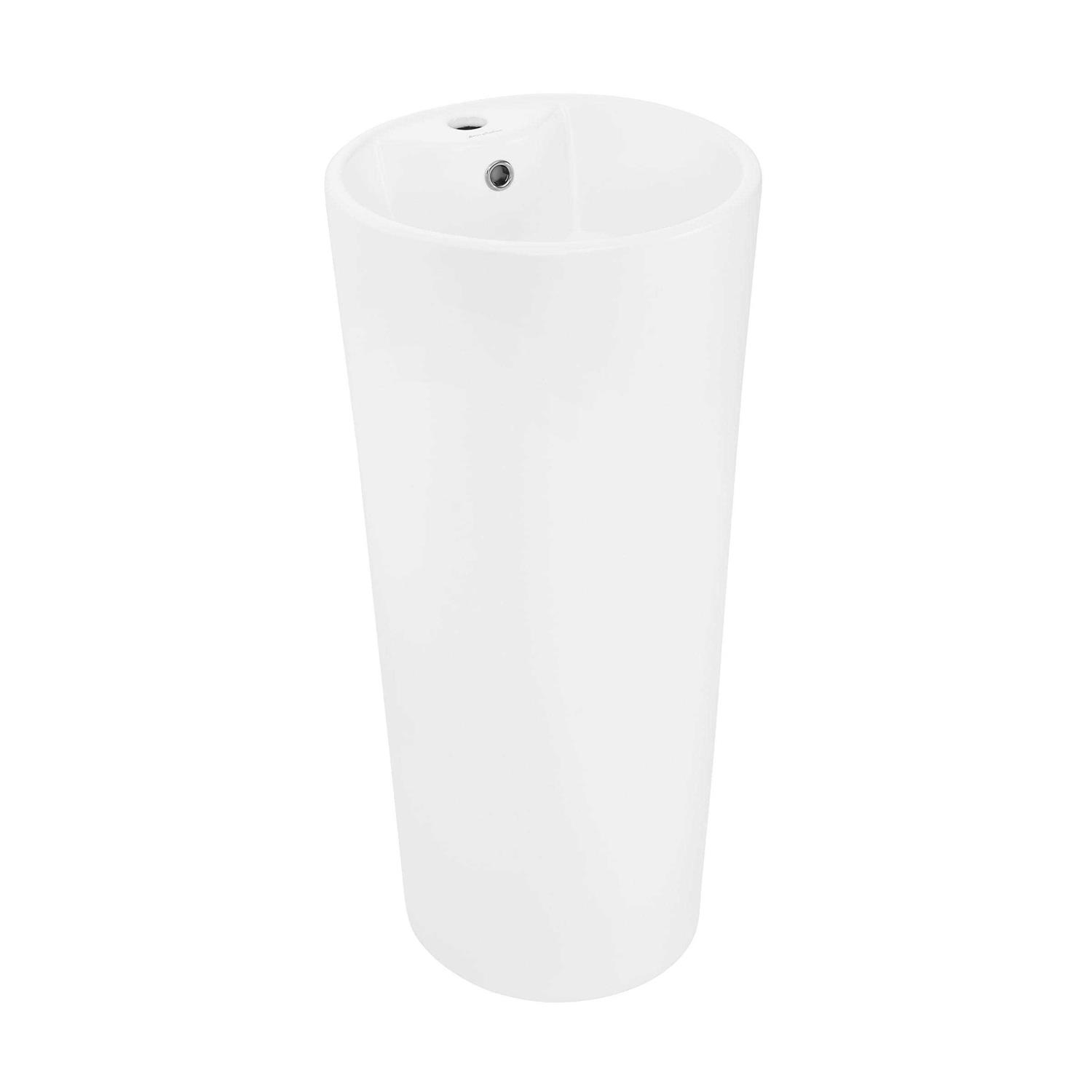 Swiss Madison Monaco Circular Basin Pedestal Sink - Cheap Fitting