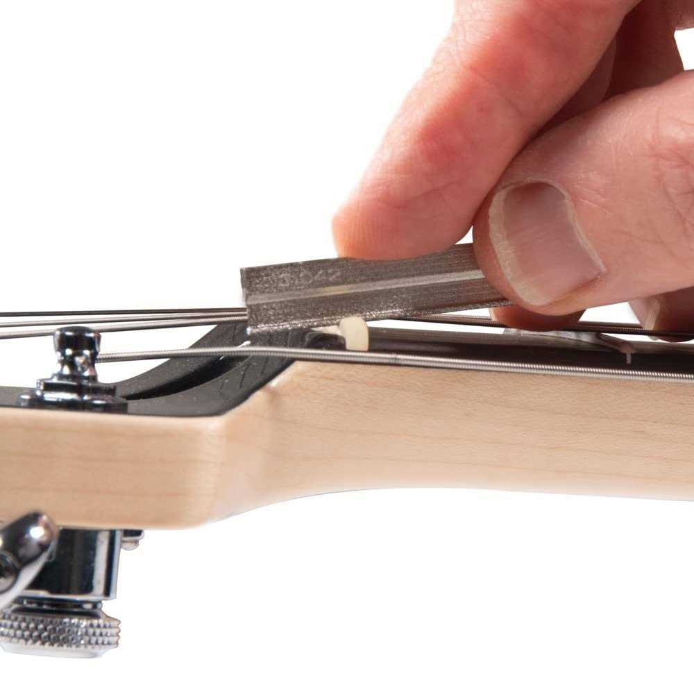 Music Nomad 6 pc. Electric Guitar Diamond Coated Nut File Set - Cheap Fitting