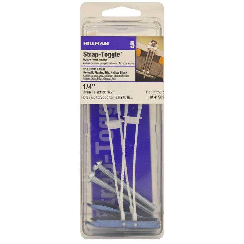 Hillman 1/4 in. Plastic Strap Toggle - Cheap Fitting