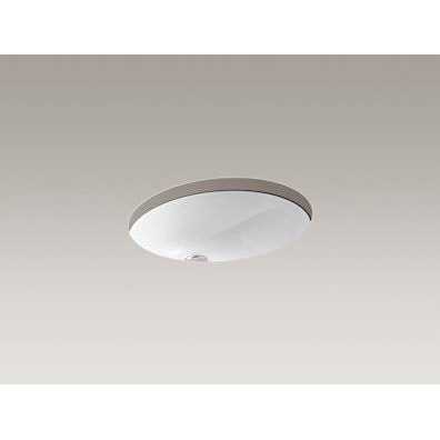 KOHLER K-2210-N Caxton 19-1/4 Oval Undermount Bathroom Sink - Cheap Fitting