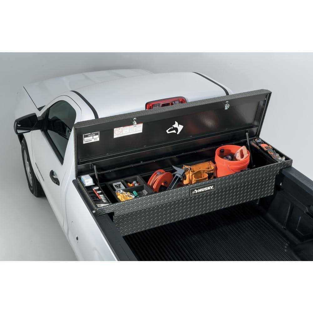Husky 71 in. Graphite Aluminum Full Size Low Profile Crossover Truck Tool Box - Cheap Fitting