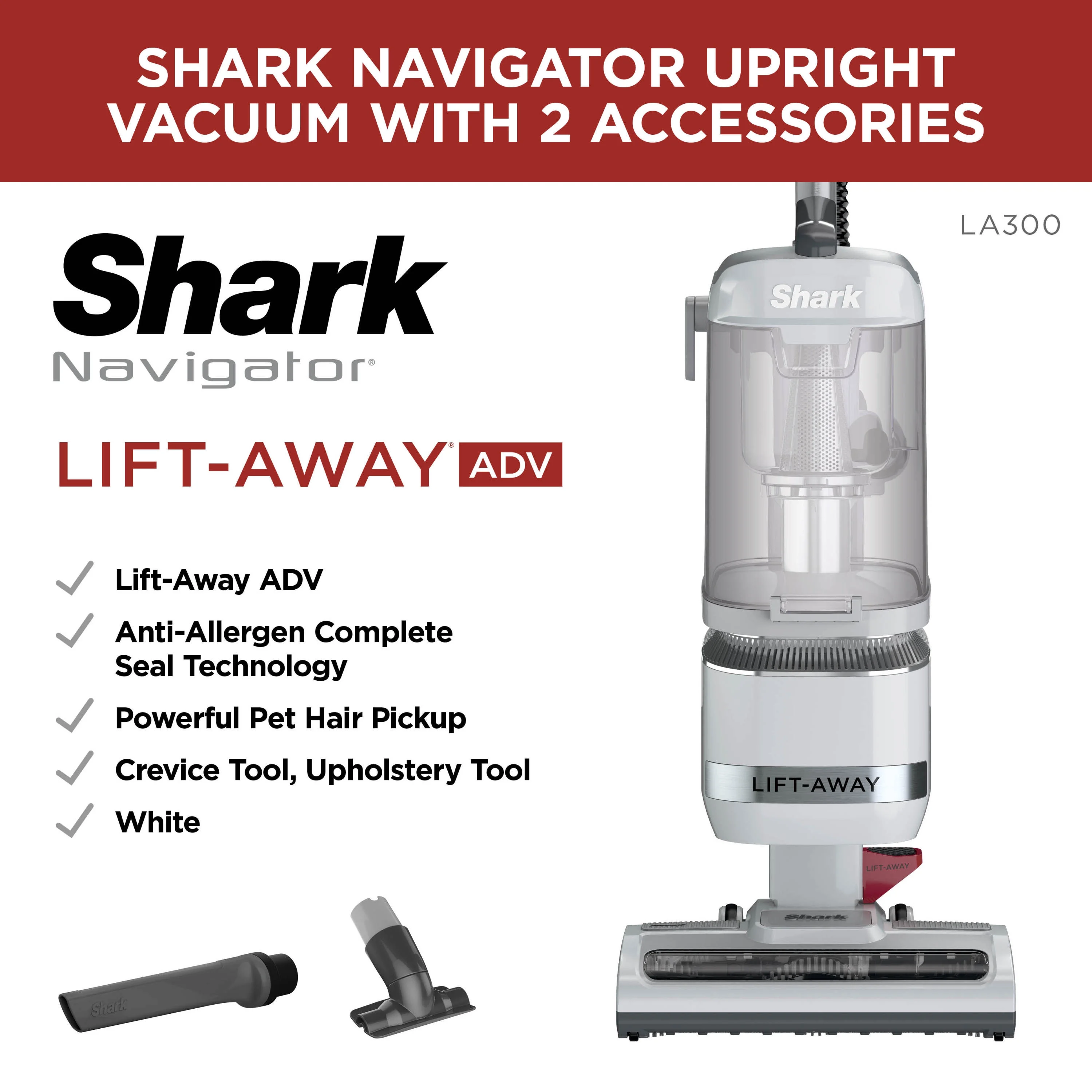 Shark® Navigator® Lift-Away® ADV Upright Vacuum, LA300 - Cheap Fitting