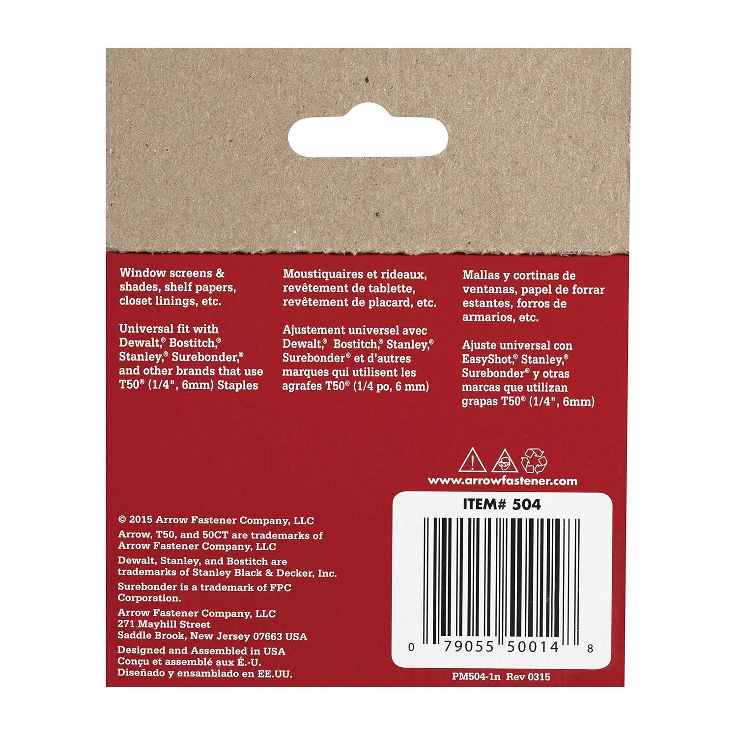 Arrow T50 Staples - Cheap Fitting