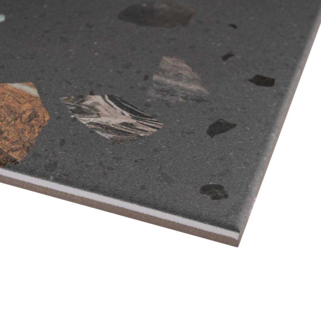 MOLOVO Terrazo 8.03 in. x 8.03 in. Matte Porcelain Floor and Wall Tile - Cheap Fitting