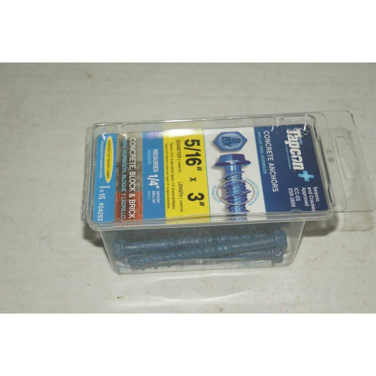 Tapcon 24293 Concrete Anchor - Cheap Fitting