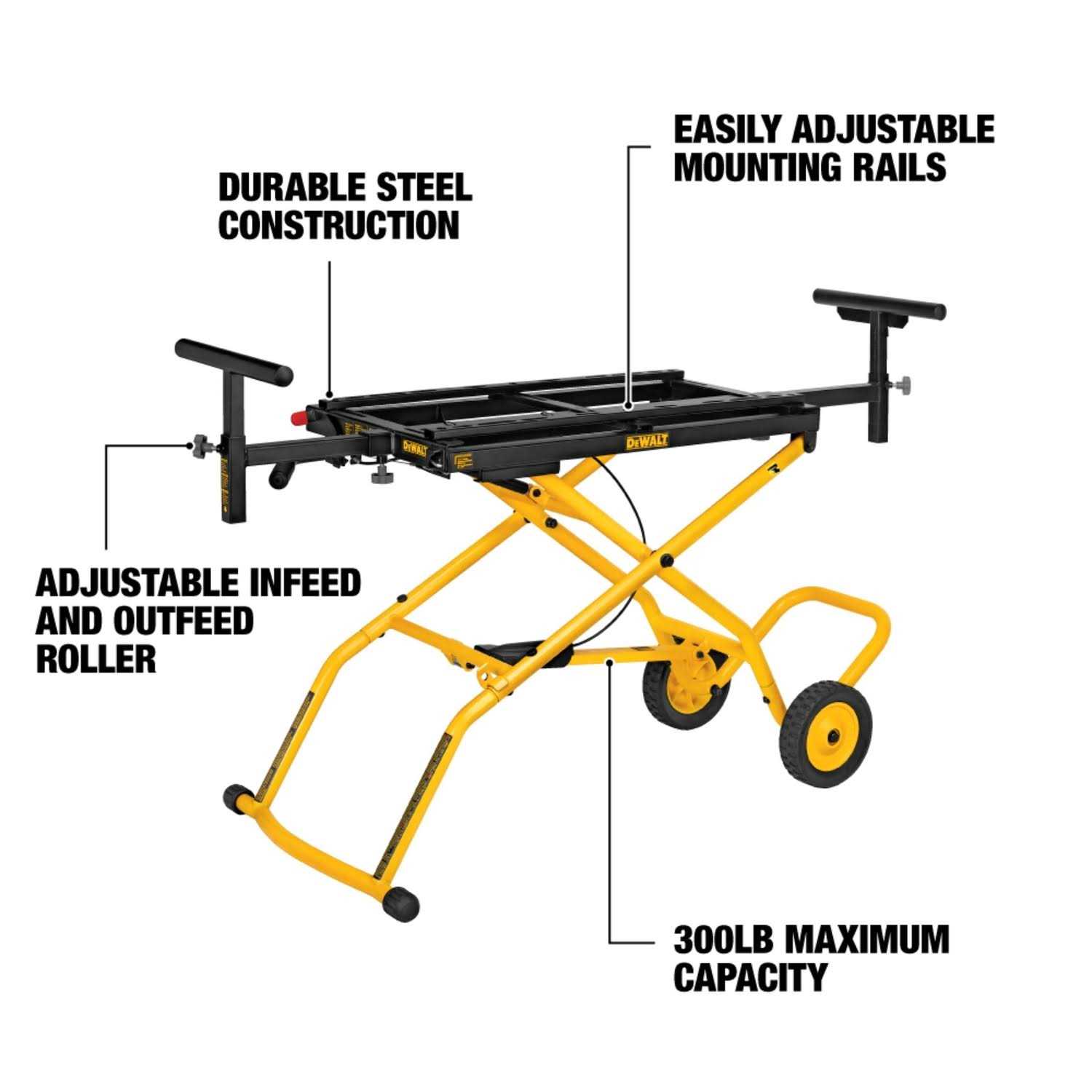 Dewalt DWX726 Rolling Miter Saw Stand - Cheap Fitting