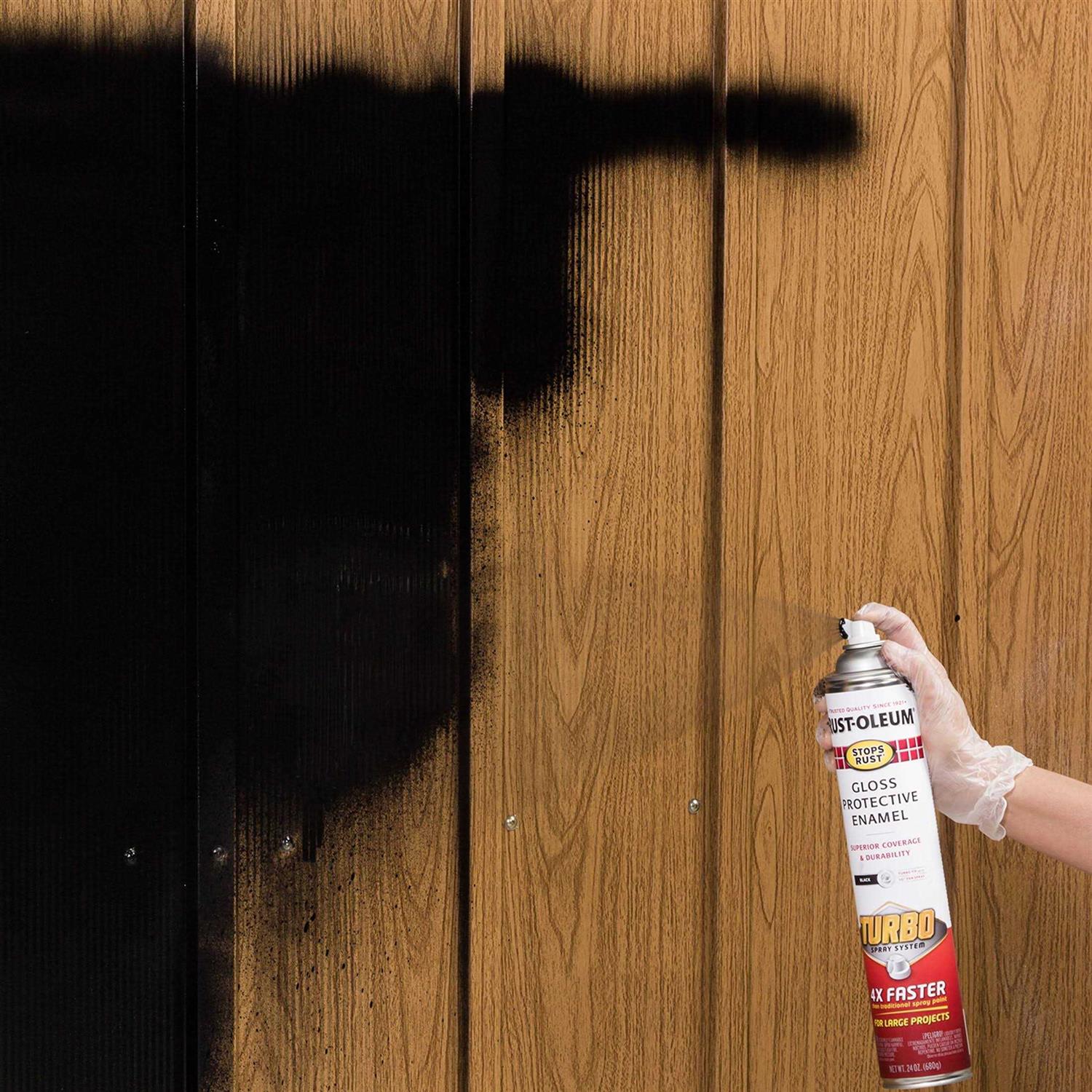 Rust-Oleum Stops Rust Turbo Gloss Spray Paint - Cheap Fitting