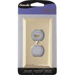 Amerelle Century Wall Plate Polished Brass 163DBR - Cheap Fitting