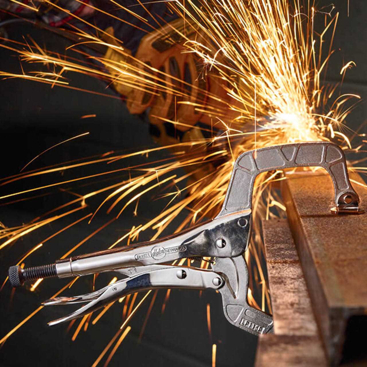 Malco Eagle Grip LP11SP 11 in. Locking C-Clamp with Swivel Pads - Cheap Fitting