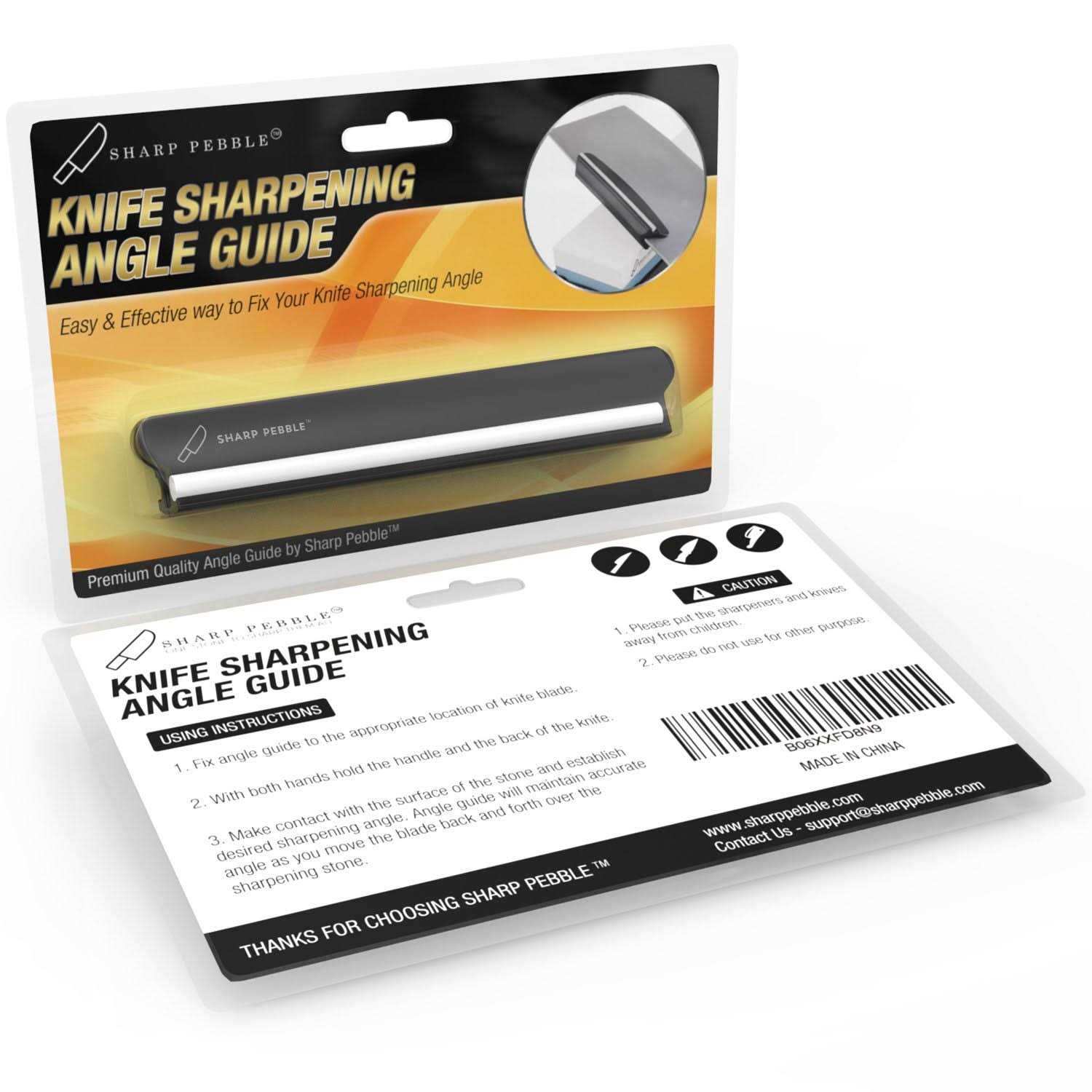 Whetstone Knife Sharpening Angle Guide by Sharp Pebble - Cheap Fitting