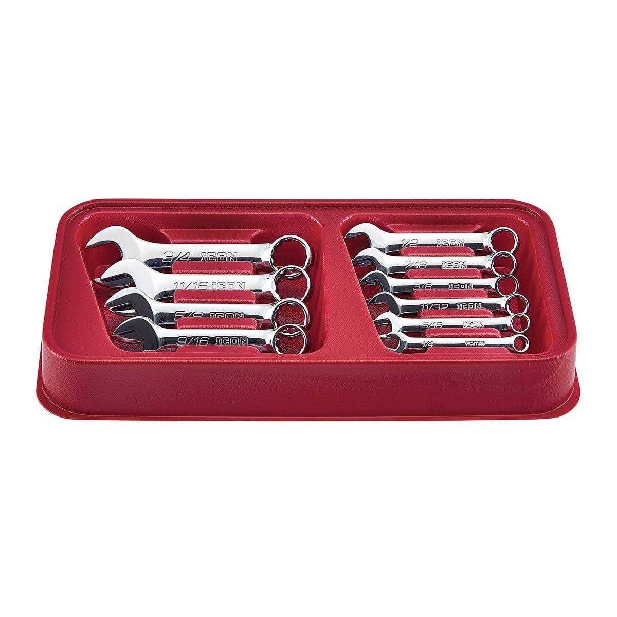 Icon Stubby Professional Combination Wrench Set - Cheap Fitting