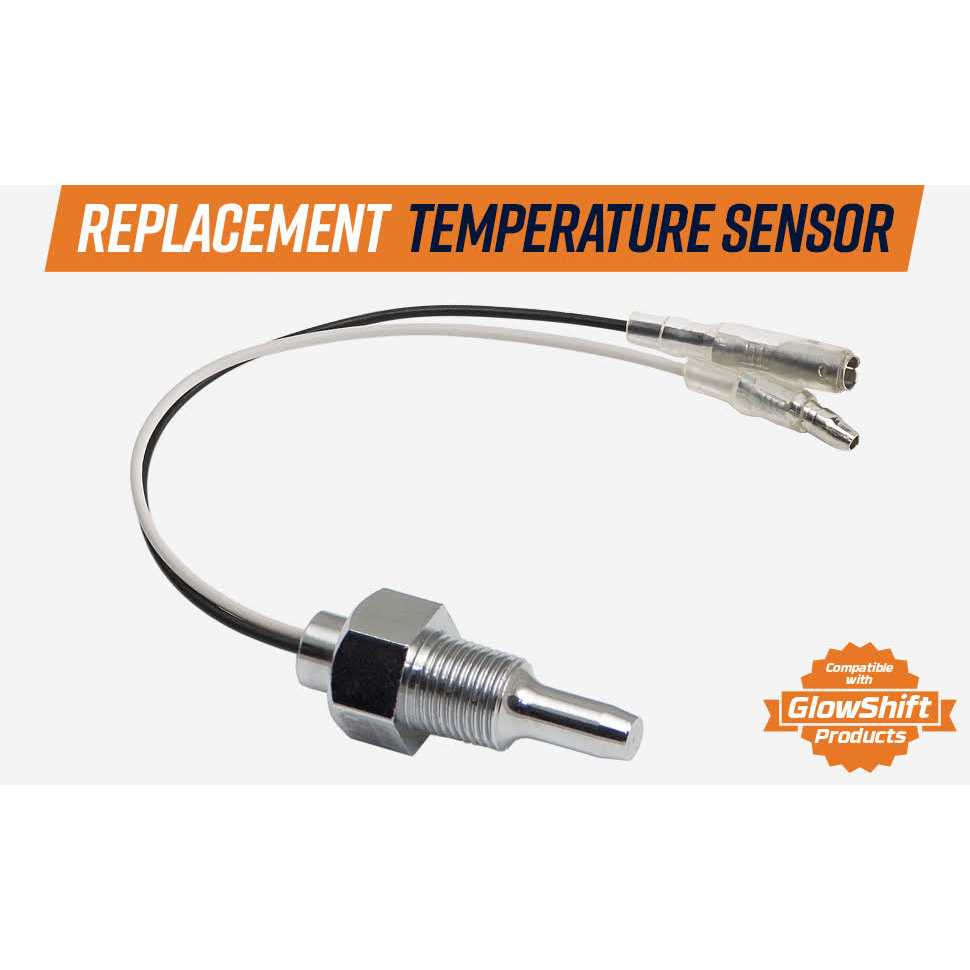 Glowshift Replacement Temperature Gauge Sensor Sending Unit 1/8-27 Npt Thread - Cheap Fitting