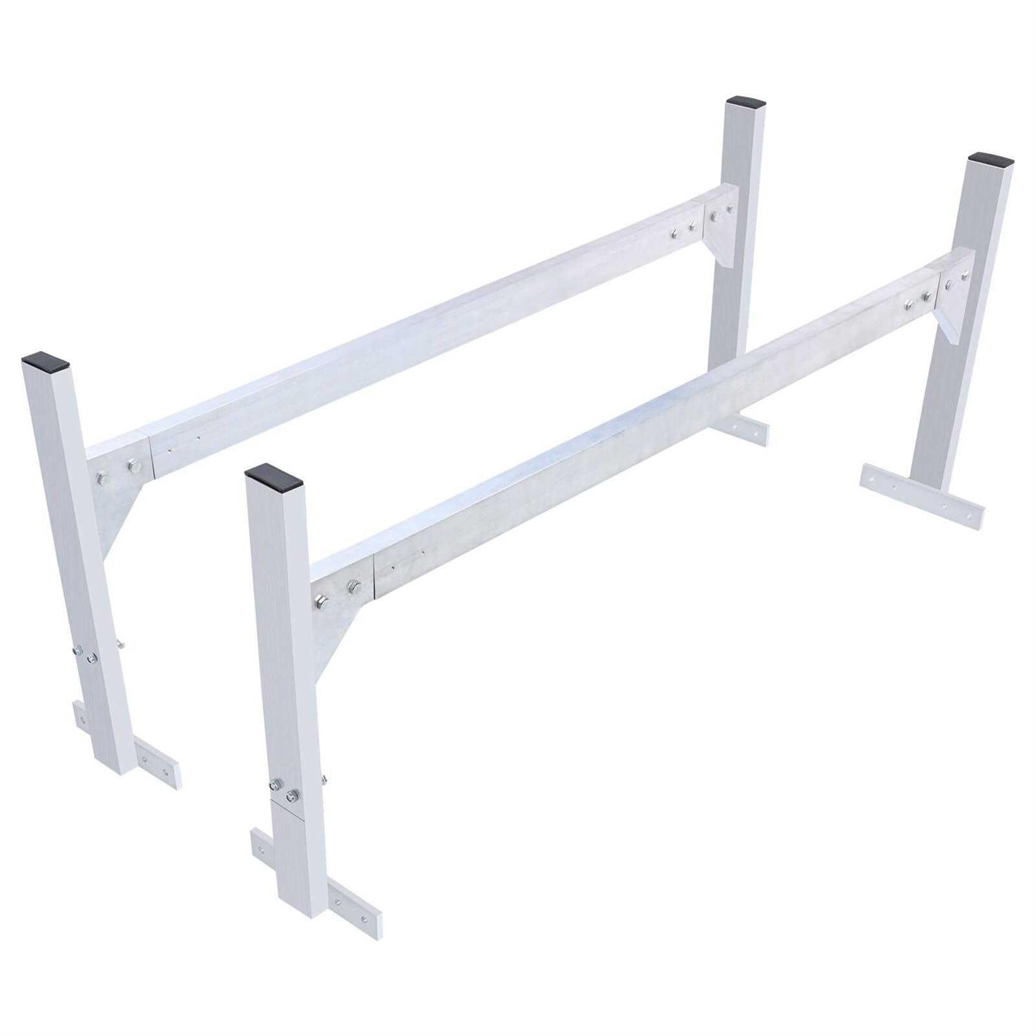 VEVOR Van Roof Ladder Rack 3 Bar Alloy Steel Ladder Racks with Ladder Stoppers - Cheap Fitting