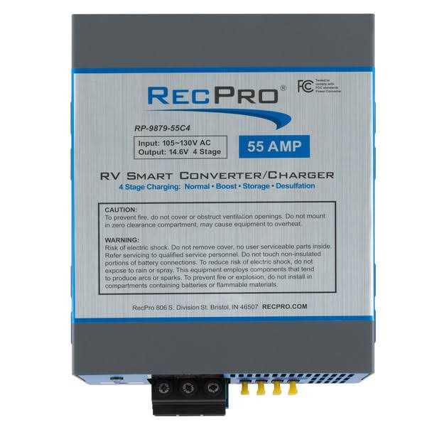 Recpro Rv Converter 55 Amp Multiple Capacities Rv Power Converter - Cheap Fitting