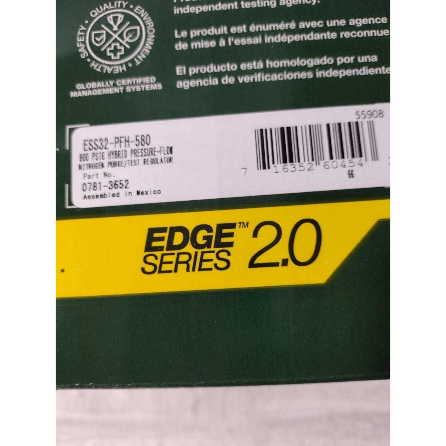 Victor 0781-3652 Edge 2.0 Series Pressure/Flow Hybrid Nitrogen Regulator - Cheap Fitting