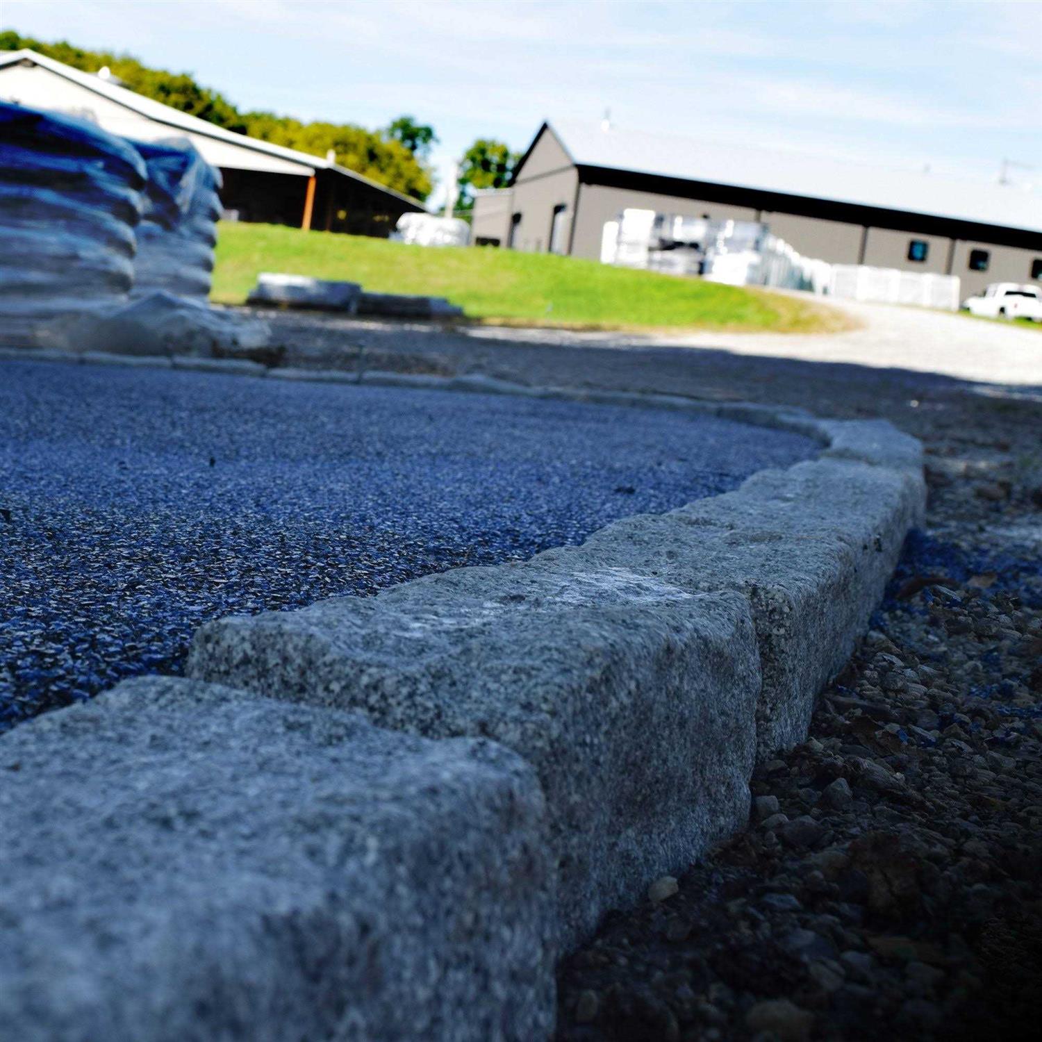 Beuta DIY No Dig Faux Stone Landscape Edging w/ Anchoring Spikes - Cheap Fitting