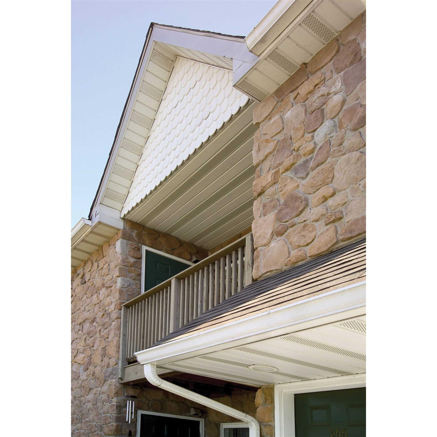 Amerimax Home Products 12 ft. White Aluminum Fascia Trim - Cheap Fitting