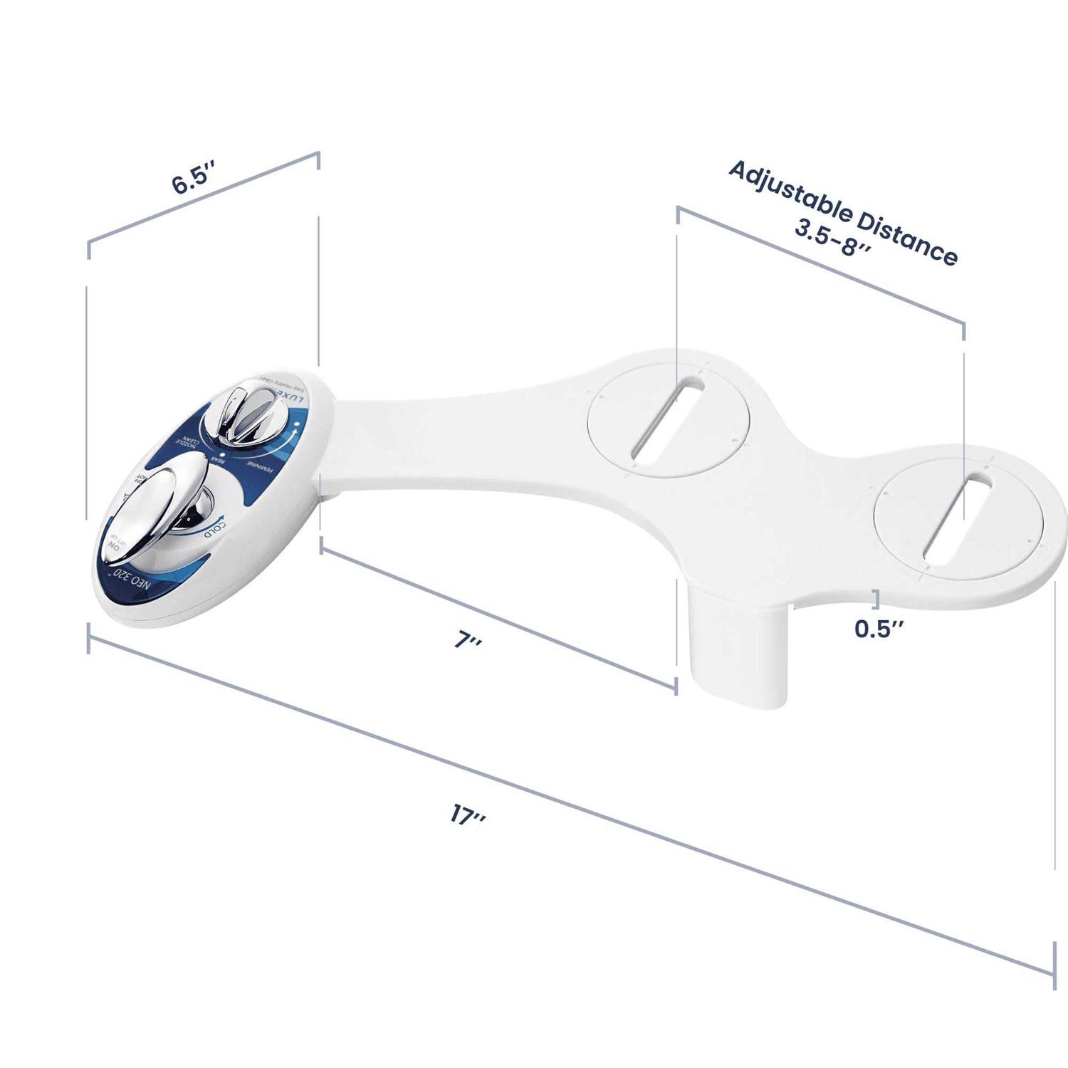 Luxe Bidet Neo 320 Water Self-Cleaning Bidet Attachment - Cheap Fitting