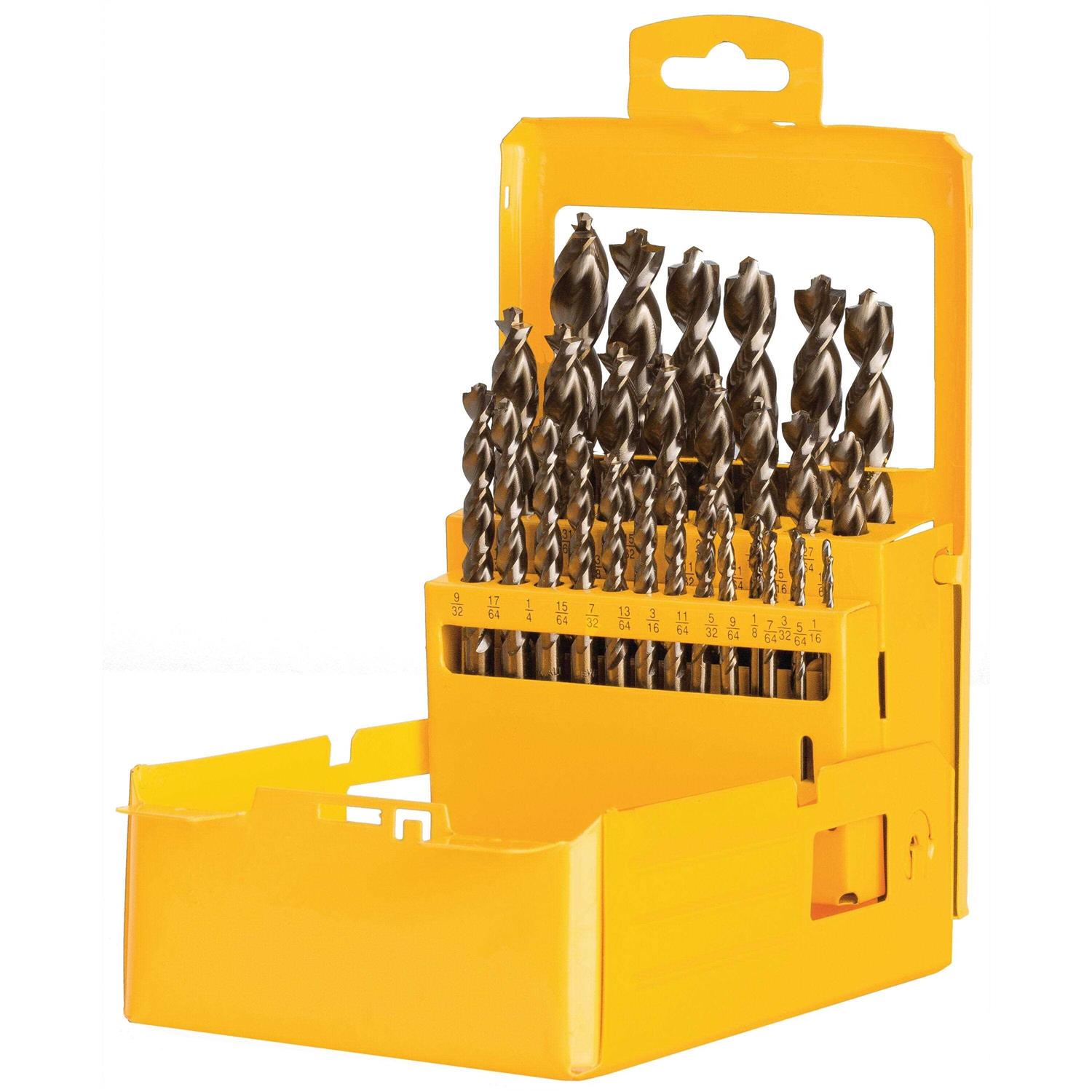 Dewalt 29 Piece Pilot Point Drill Bit Set DW1969 - Cheap Fitting