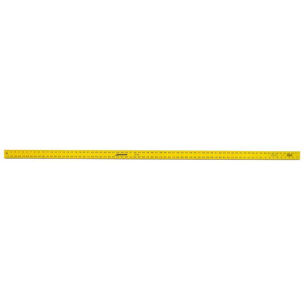 Swanson 72 in. Aluminum Straight-Edge Ruler AE144 - Cheap Fitting