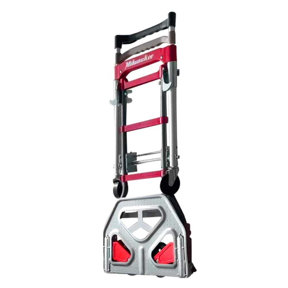 Milwaukee 150-lb 4-Wheel Aluminum Convertible Hand Truck 72222 - Cheap Fitting