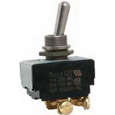 Eaton Toggle Switch,DPST,10A @ 250V,Screw 7803K31 - Cheap Fitting