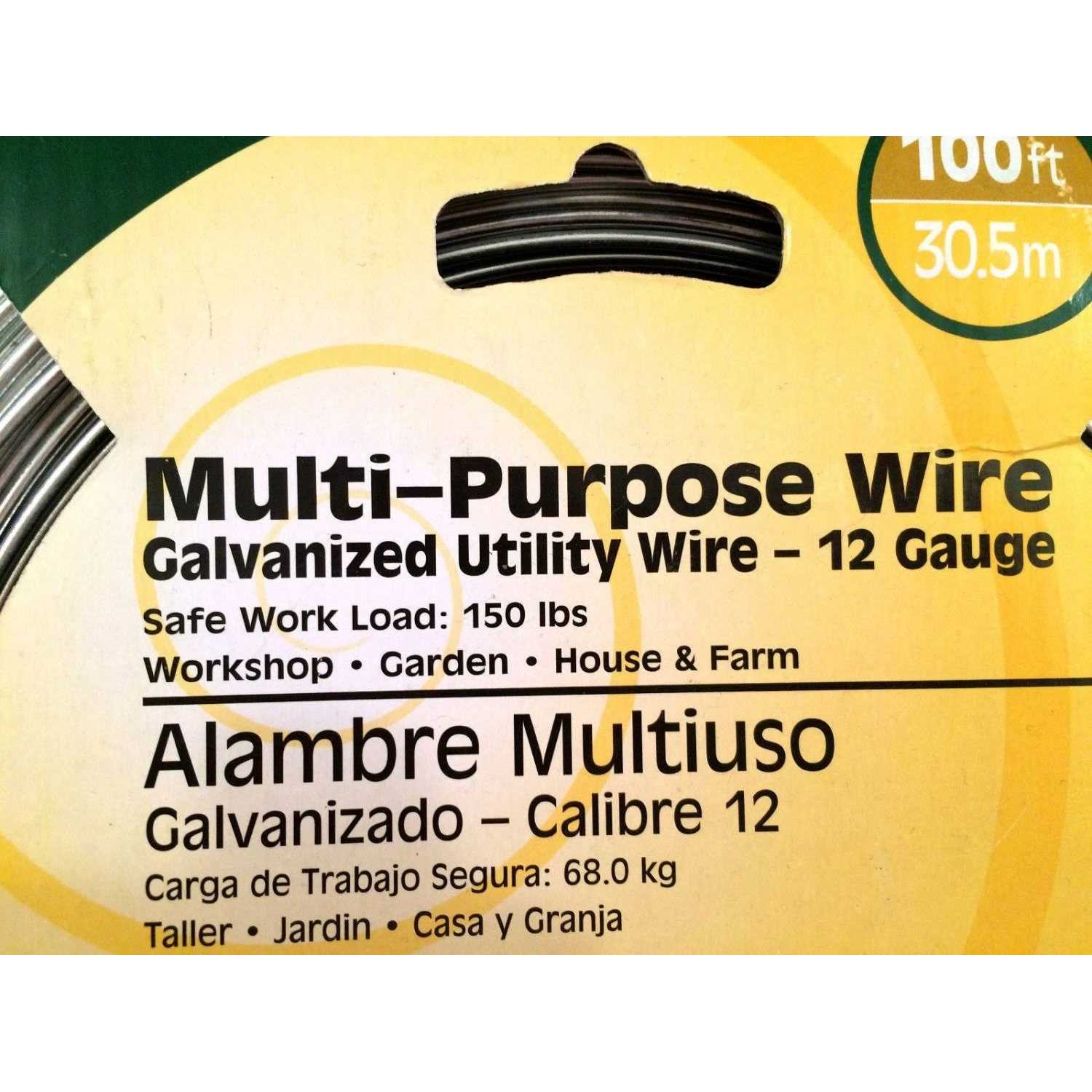 Hillman Utility Wire Galvanized - Cheap Fitting