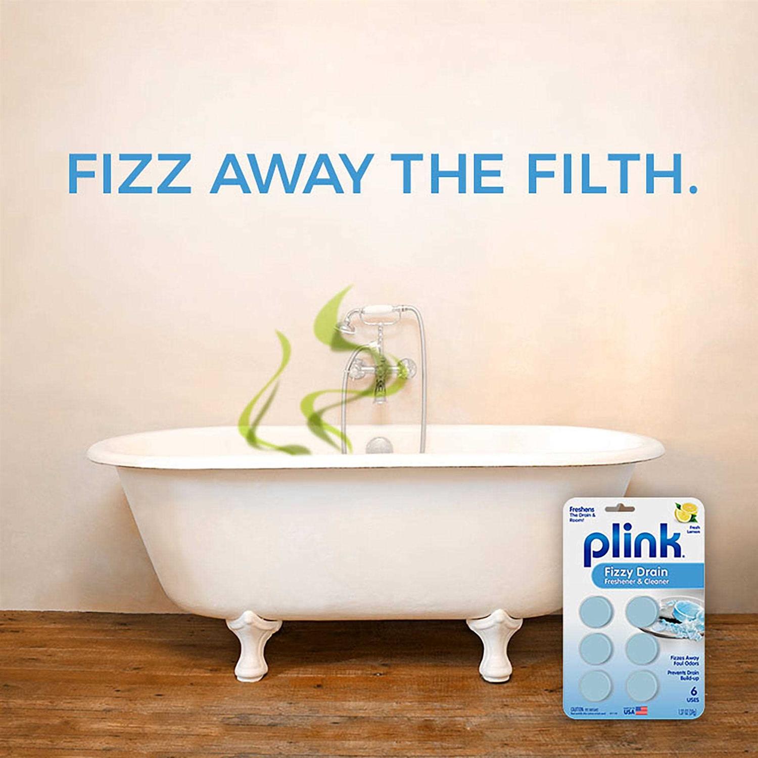 Plink Fizzy Drain Freshener & Cleaner - Cheap Fitting