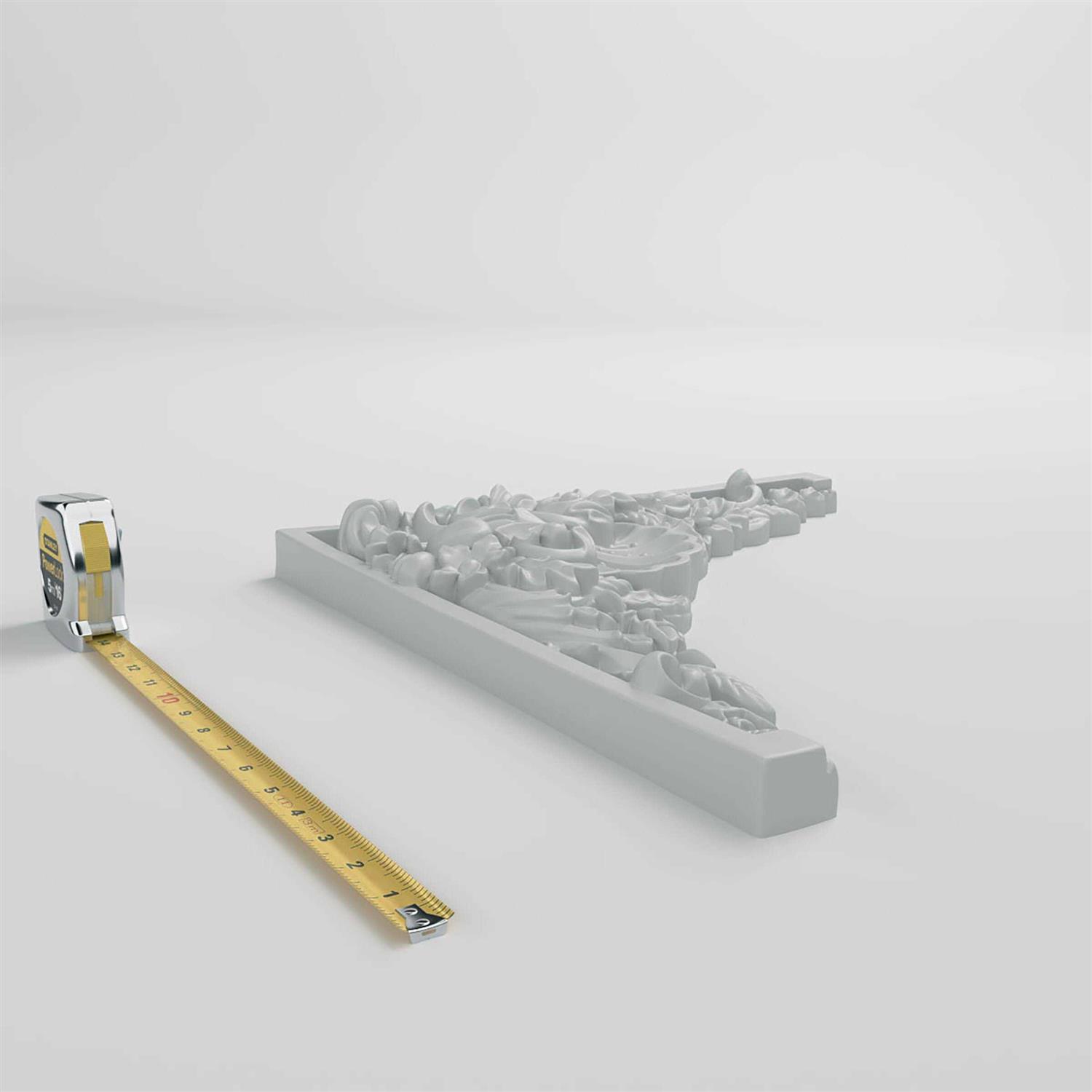 Ekena Millwork 18 1/8W x 18 1/8H x 2 1/4P Temple Corner Onlay ONL18X18X02TE - Cheap Fitting