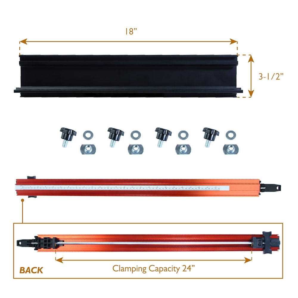 O’Skool 24 inch Straight Edge Guide Clamp with Band Saw Fence - Cheap Fitting