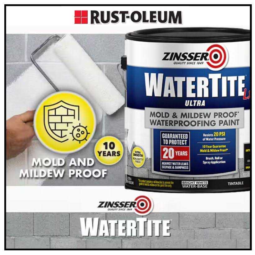 Zinsser Mold and Mildew Paint 270267 - Cheap Fitting