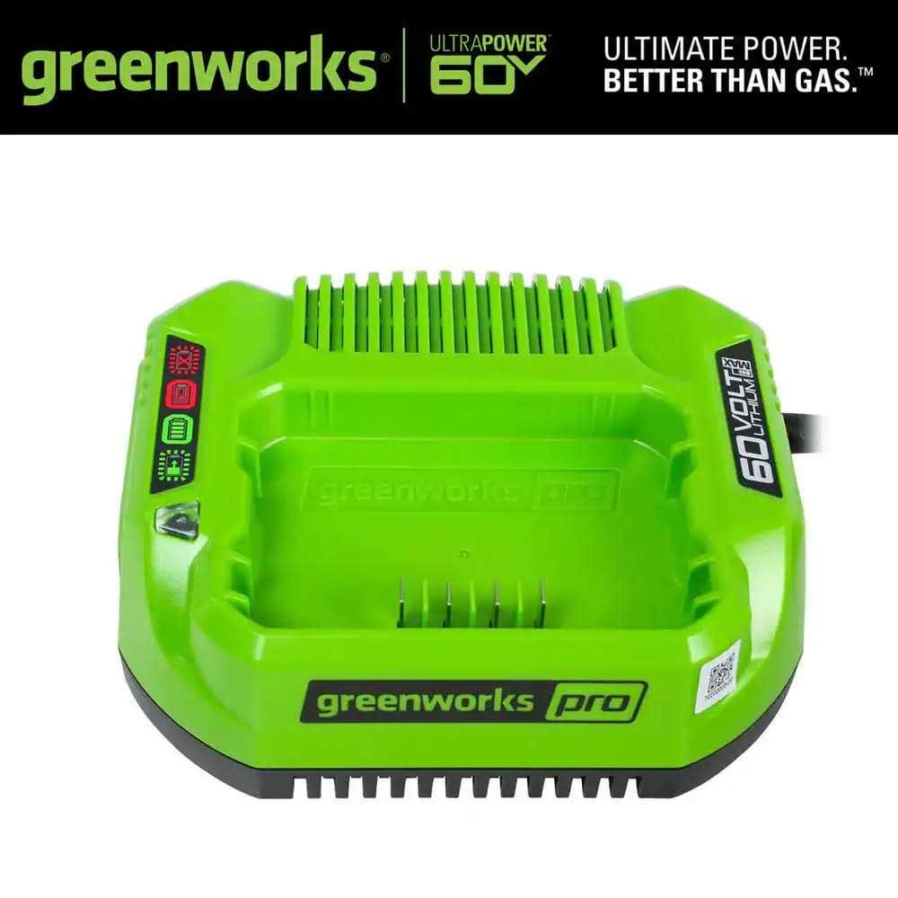 Greenworks Pro 60-Volt Standard Charger 60V Cac801 - Cheap Fitting