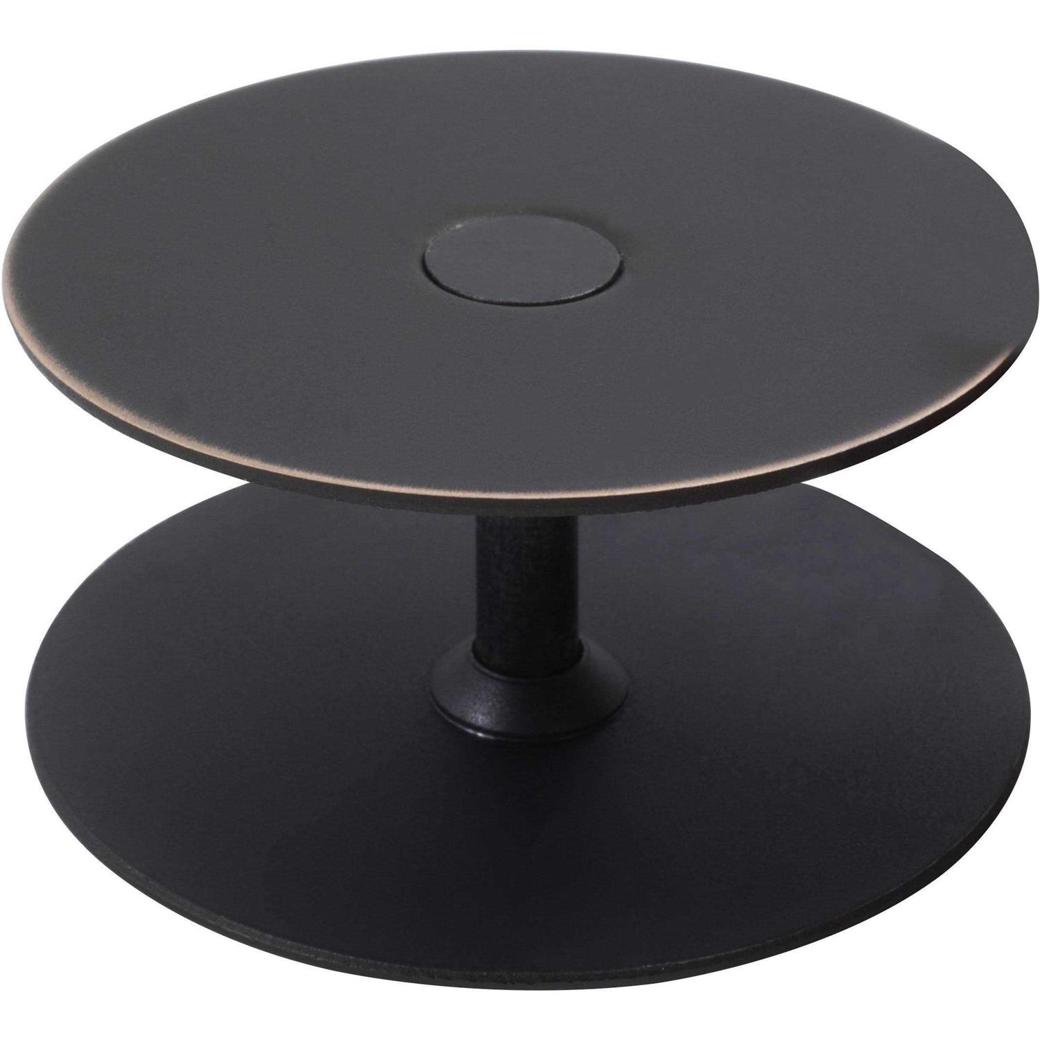 Stone Harbor Hardware Hole Filler Plate 2-5/8 inch Diameter 1-1/4 inch Threaded Screw - Cheap Fitting