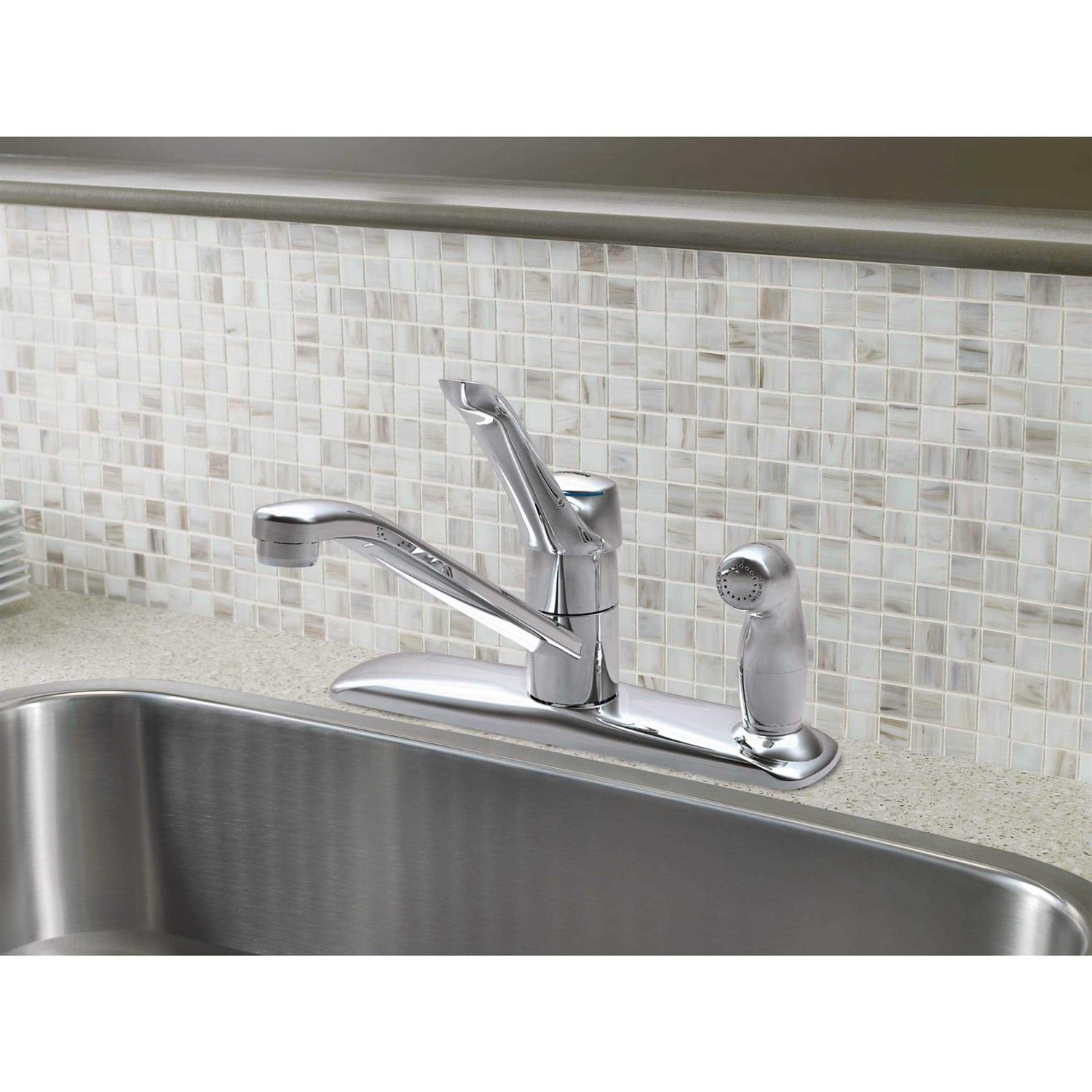 Moen Chateau Single Handle Kitchen Faucet 7434 - Cheap Fitting