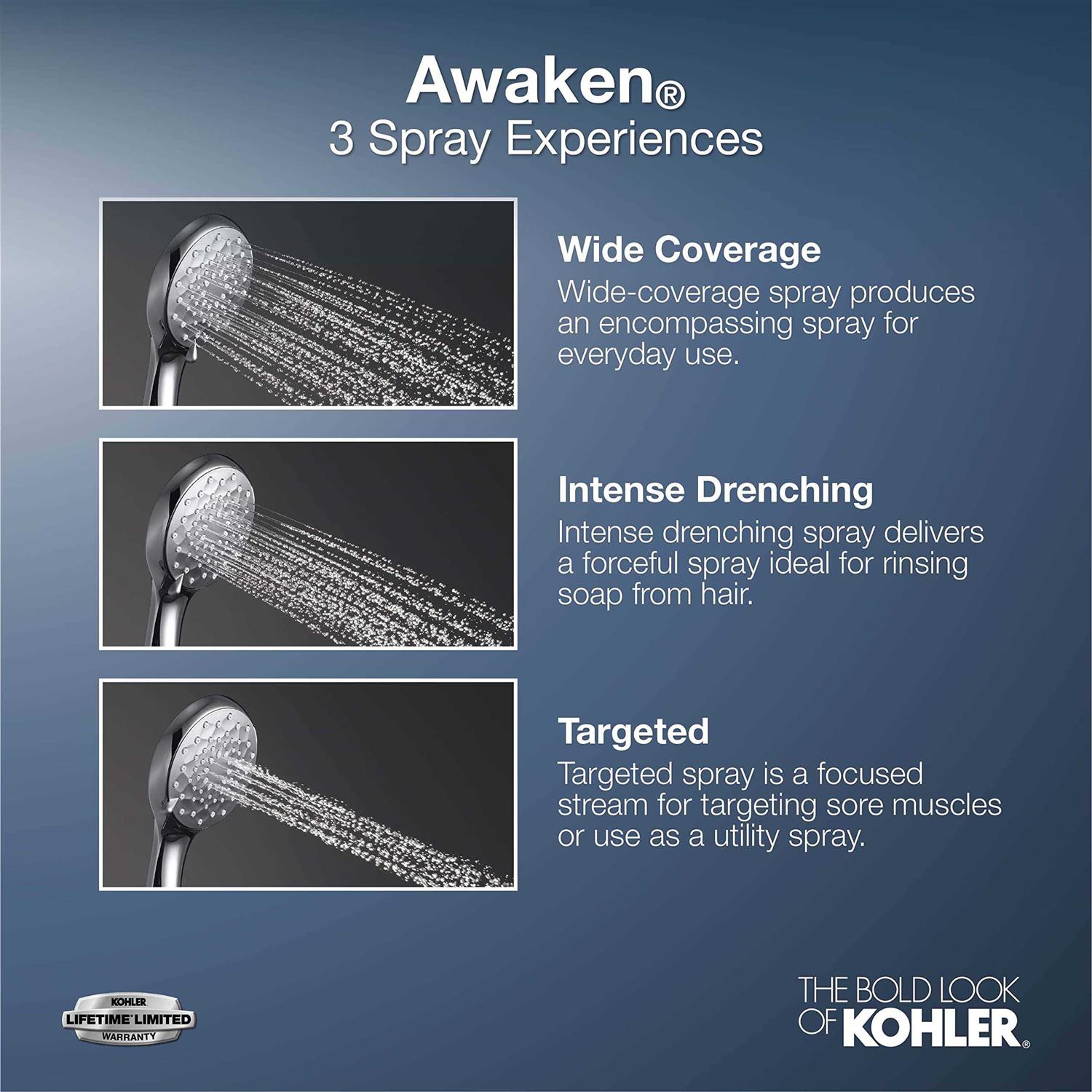 Kohler Awaken G110 Multifunction GPM Handshower - Cheap Fitting