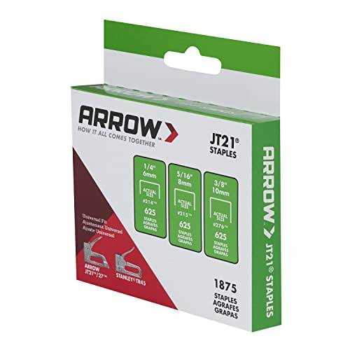 Arrow JT21 Multi Pack Staples - Cheap Fitting