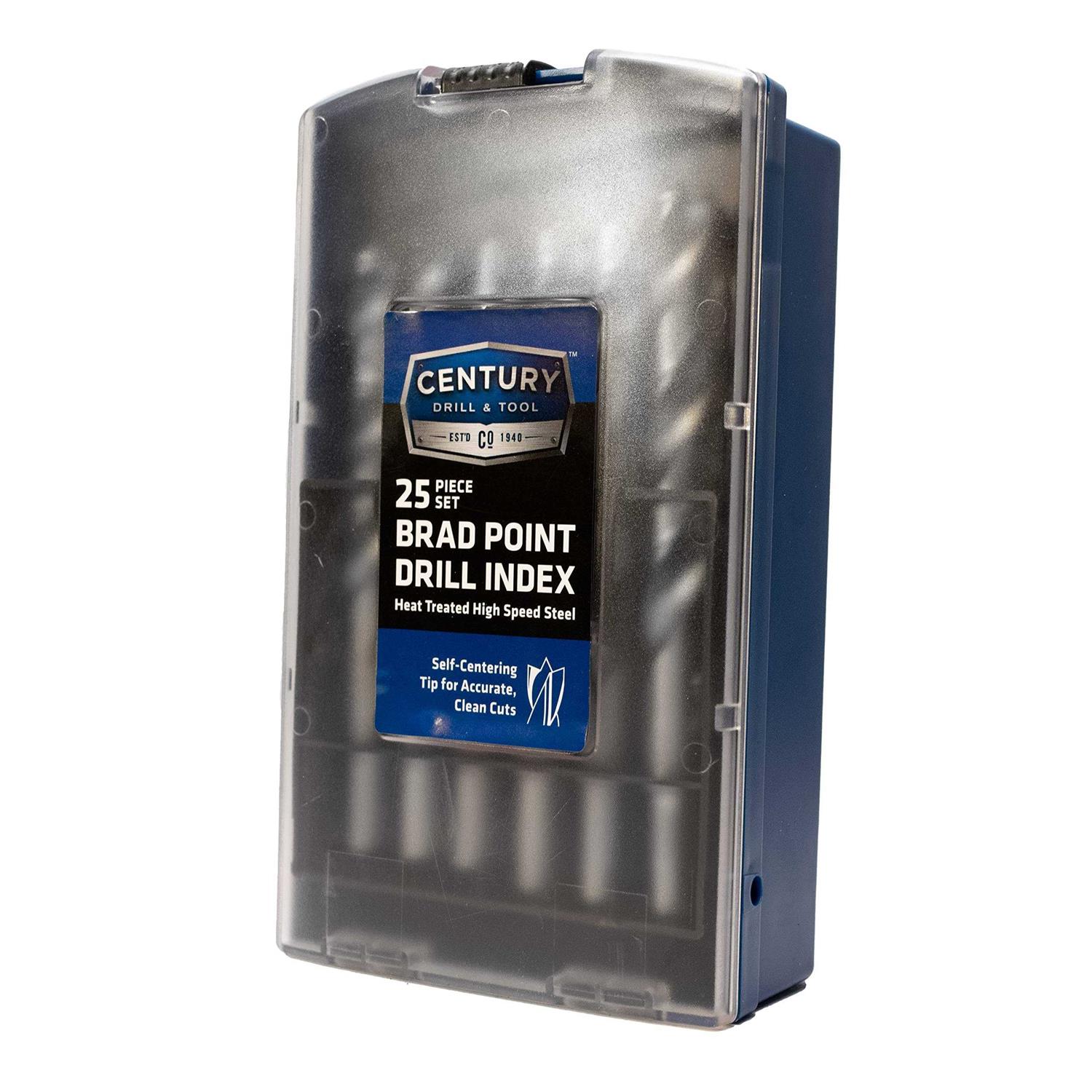 Century Drill & Tool 37280 Brad Point Drill Bit Set - Cheap Fitting