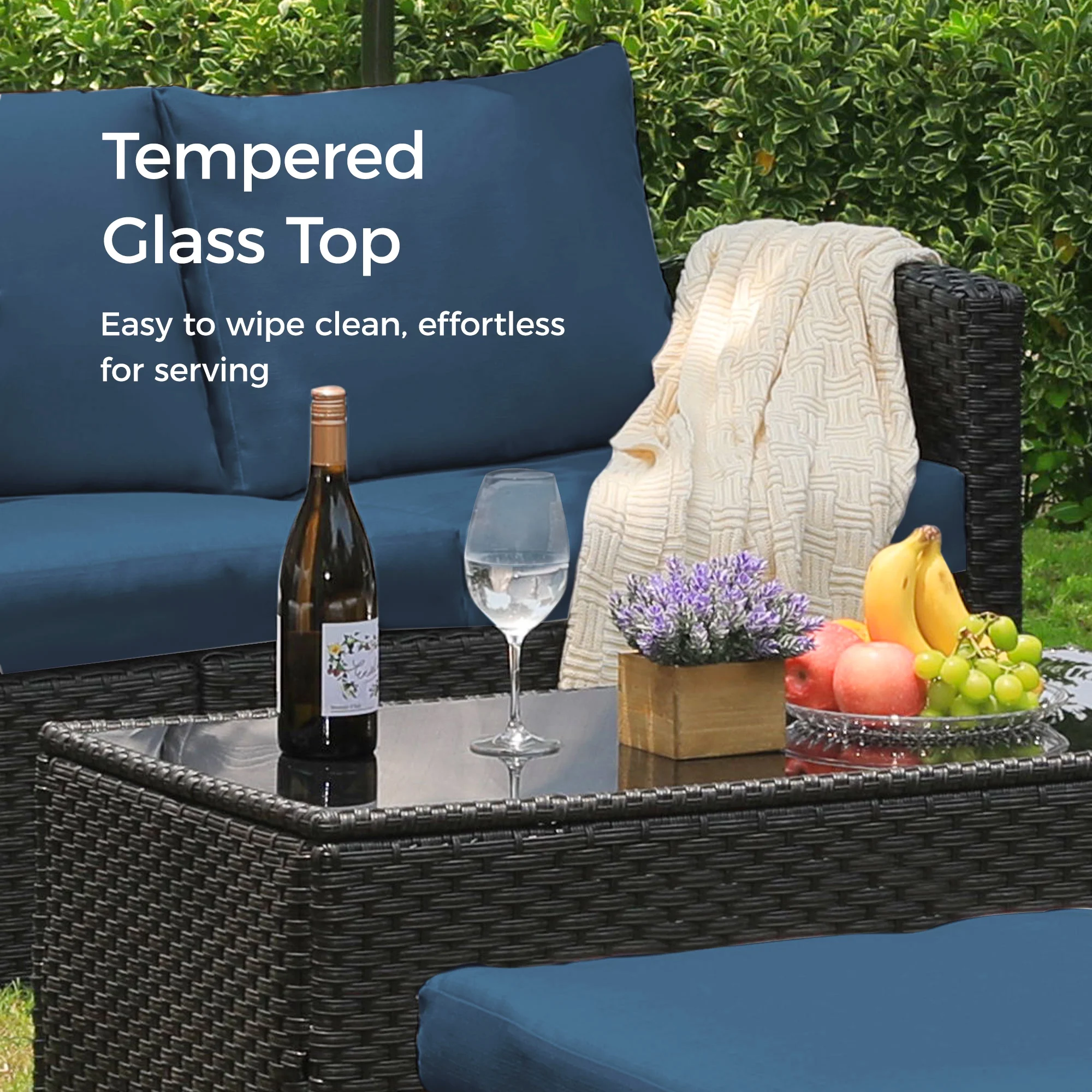 Royalcraft 10 Pieces Patio Furniture Set, All Weather PE Wicker Rattan Outdoor Sectional Sofa, Outdoor Sectional Sofa for Lawn Backyard Poolside Porch Garden, Grey - Cheap Fitting