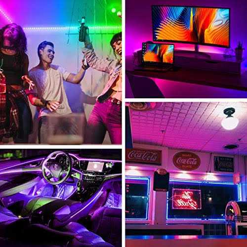 Jin&Bao LED Strip Light Connectors 40Packs 10mm Unwired 4 Pin 5050 RGB LED Light Strips Connectors kit,12 Gapless Connectors - Cheap Fitting