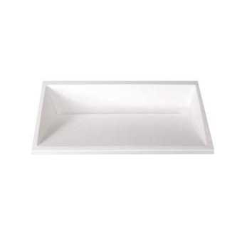 MarbleLite Ramp Sink Vessel Top 31 x 19 x 2 White - Cheap Fitting