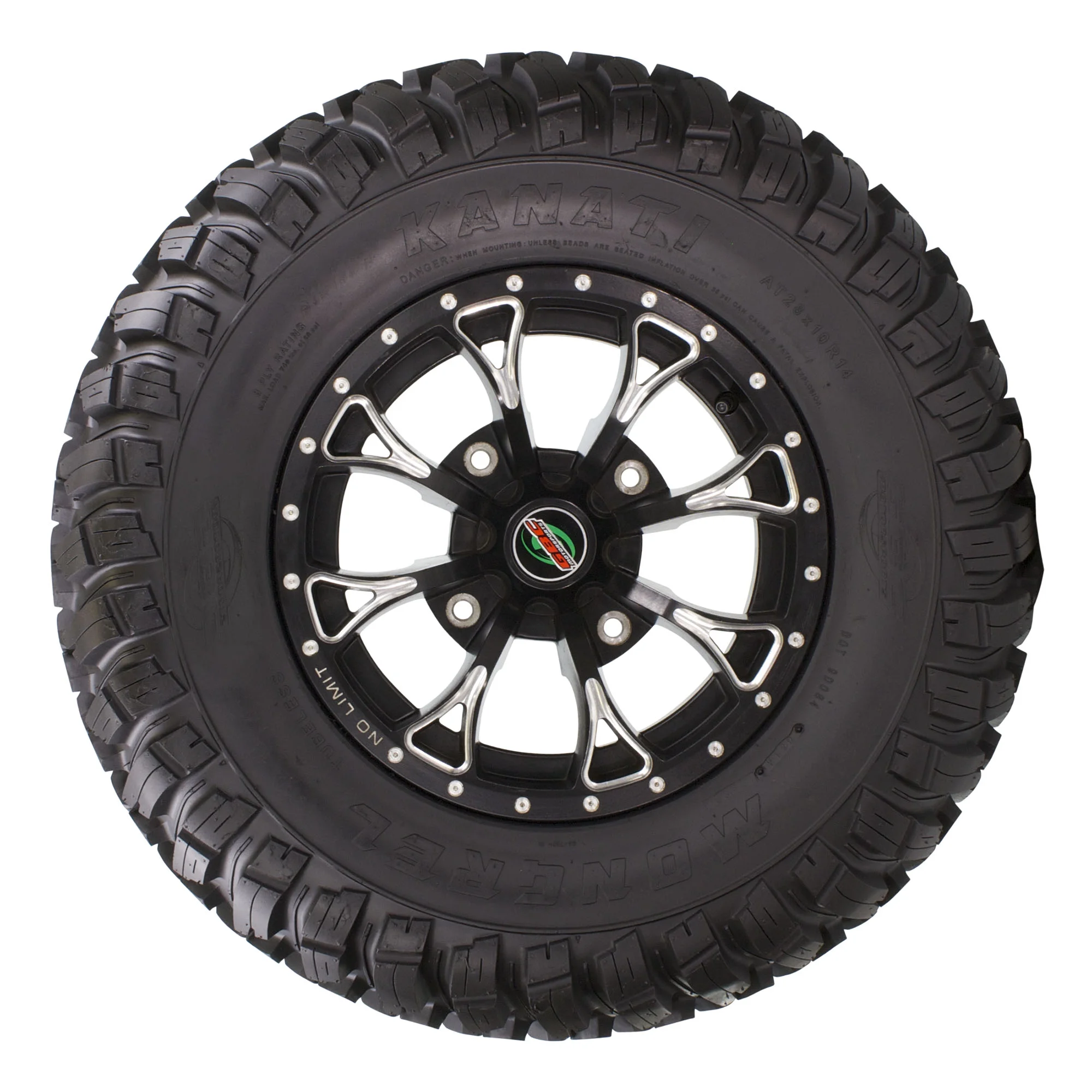 Kanati Mongrel 27X11R14 E ATV/UTV Tire - Cheap Fitting